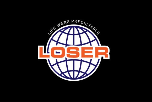 Loser Quotes Graphic Design: Urban Streetwear Aesthetics