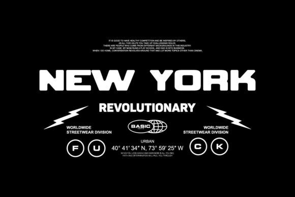 New York Streetwear Graphic Tee Template: Elevate Your Urban Apparel