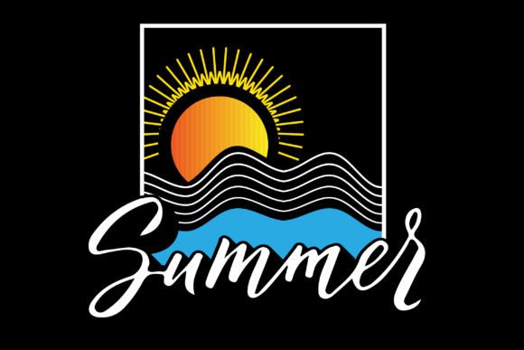 Summer Vibes Graphic Tee Design: Your Streetwear Print Solution